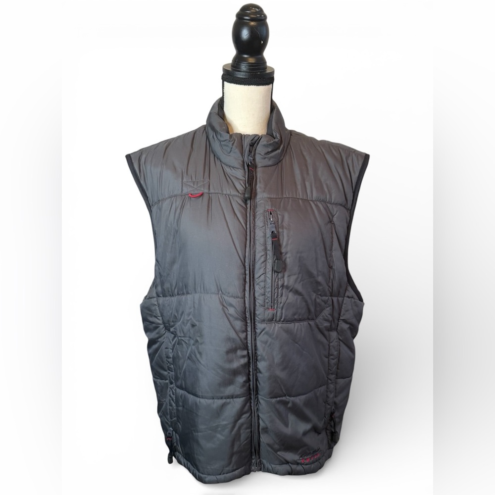 Eddie Baur Ebtek Grey Primaloft Quited Puffer Vest Men's Medium
